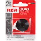 RCA Plastic Feed-Thru Coax Bushing (2-Pack) Image 2