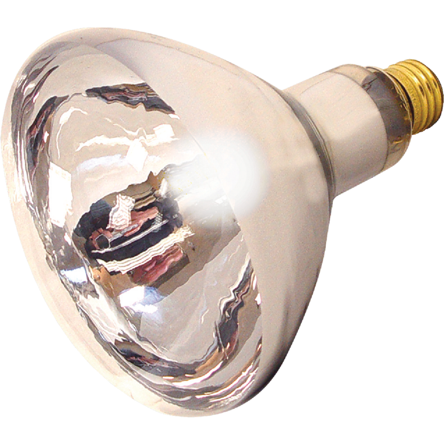 Satco 125W Clear Medium Base R40 Incandescent Heat Light Bulb Image 1