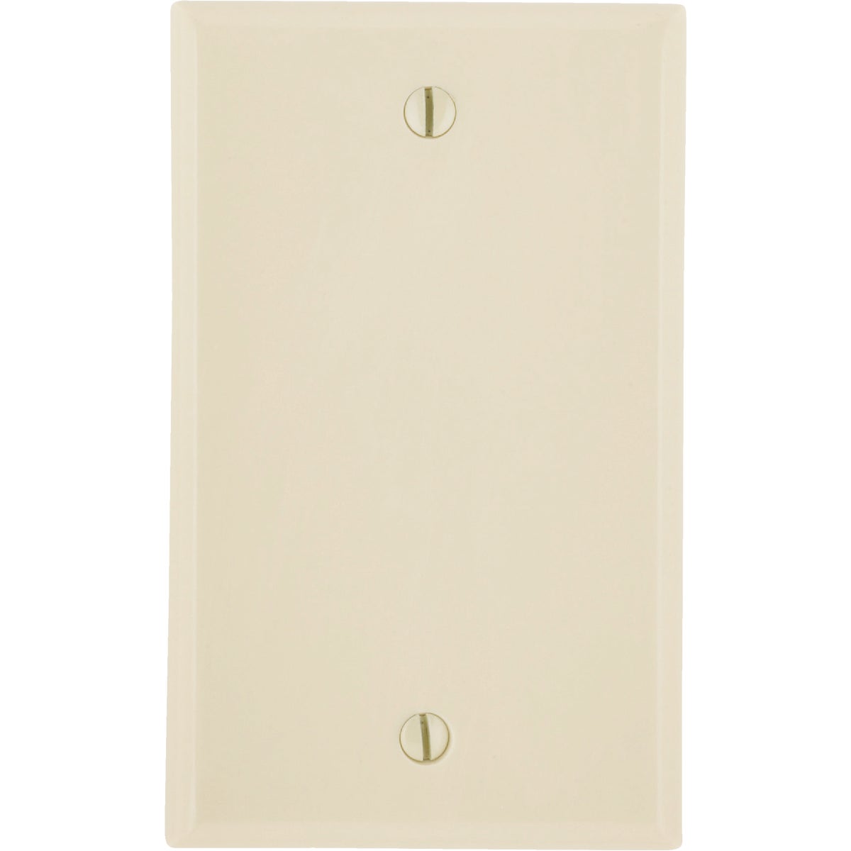 Leviton 1-Gang Standard Thermoset Blank Wall Plate, Ivory