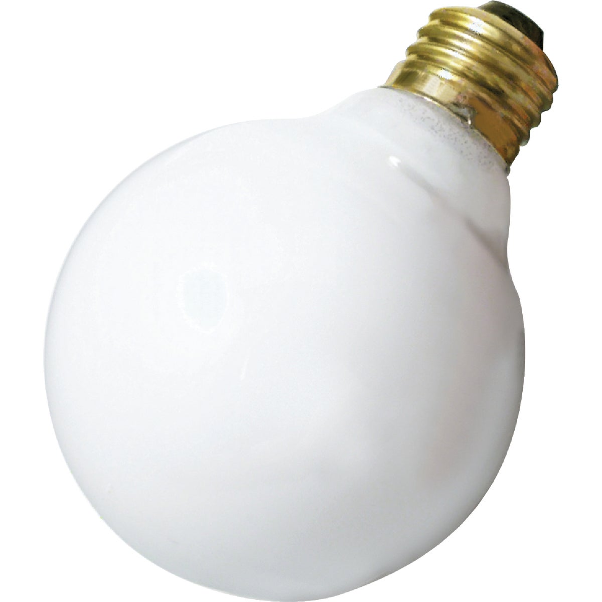 Satco 25W Frosted Soft White Medium Base G25 Incandescent Globe Light Bulb 