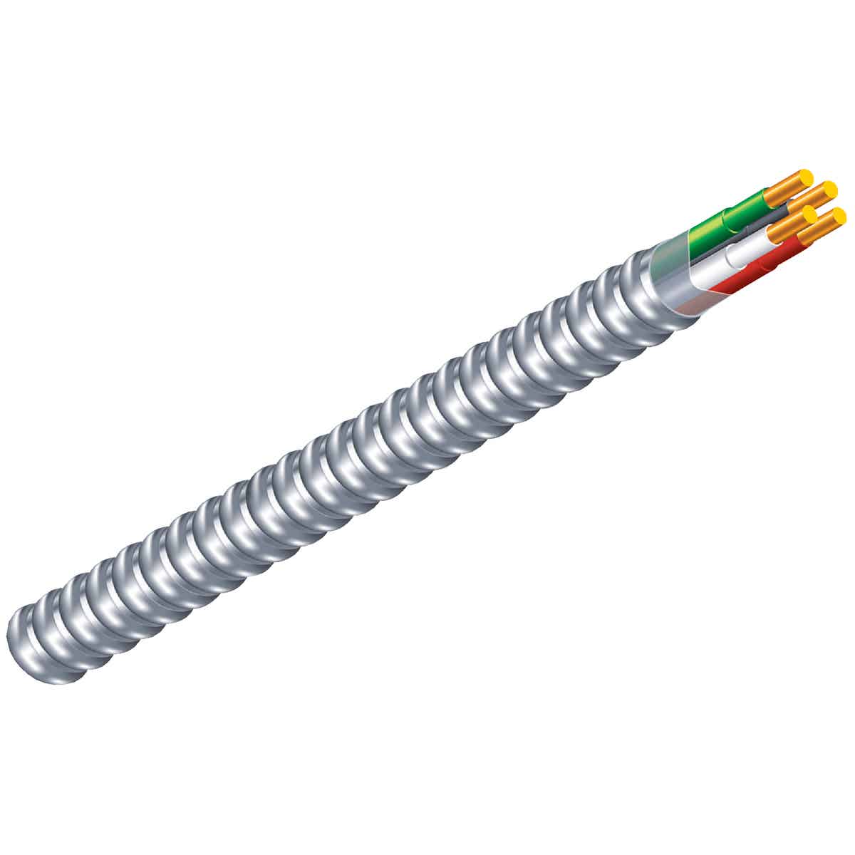 Southwire 250 Ft. 12/2 MC Armored Cable Electrical Wire Image 3