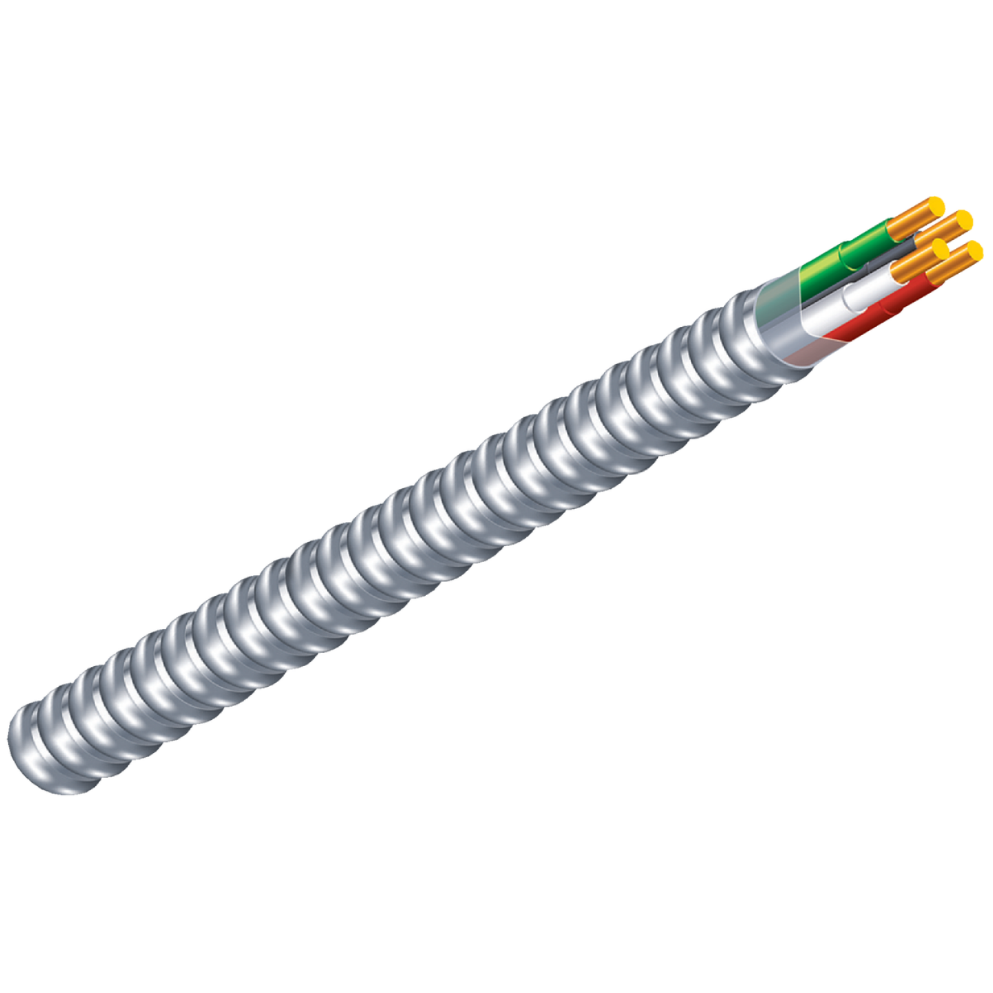 Southwire 250 Ft. 14/2 MC Armored Cable Electrical Wire Image 2