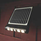 Wagan Tech Black Motion Activated Dusk To Dawn 1000 Lm. Solar Wall Shed Light Image 4