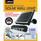 Wagan Tech Black Motion Activated Dusk To Dawn 1000 Lm. Solar Wall Shed Light Image 8