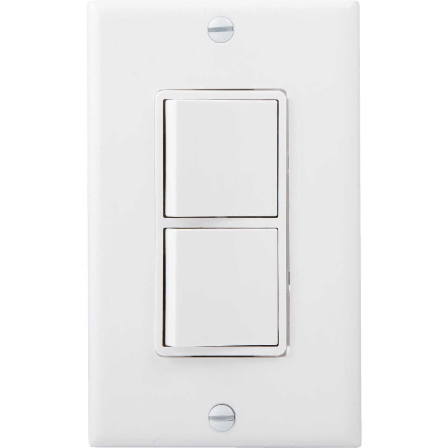 Do it Best Single Pole White 15A Duplex Switch Image 1
