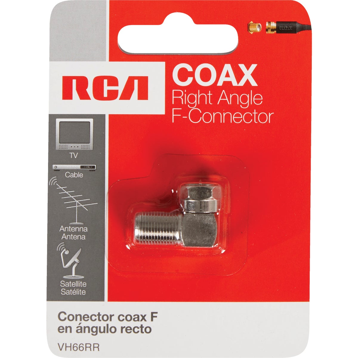 RCA Right Angle Coaxial F-Connector Image 2