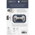 Westek LumiCover 1-Gang Plastic Nightlight Outlet Wall Plate, White Image 3