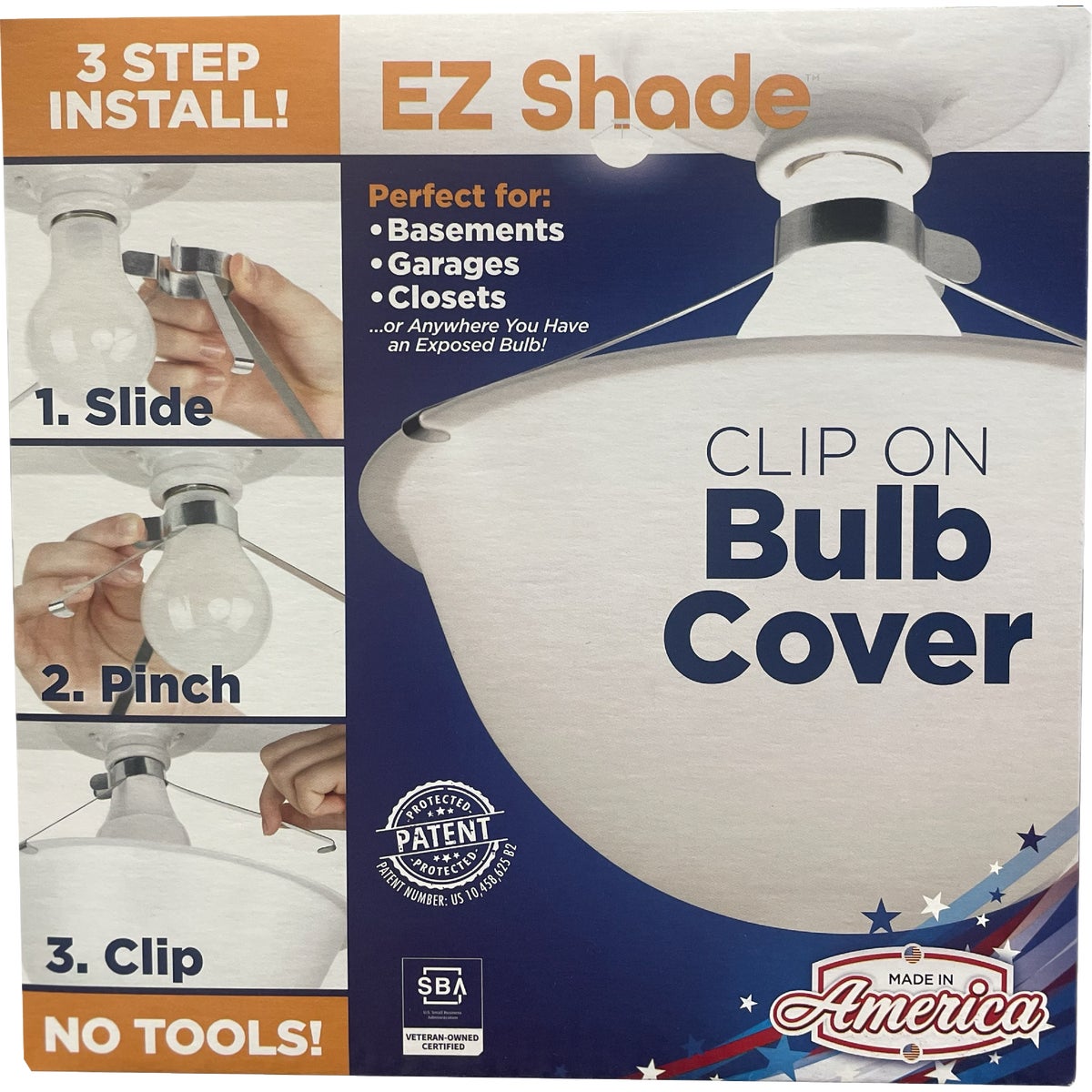 EZ Shade Matte White Clip On Light Bulb Cover Image 6