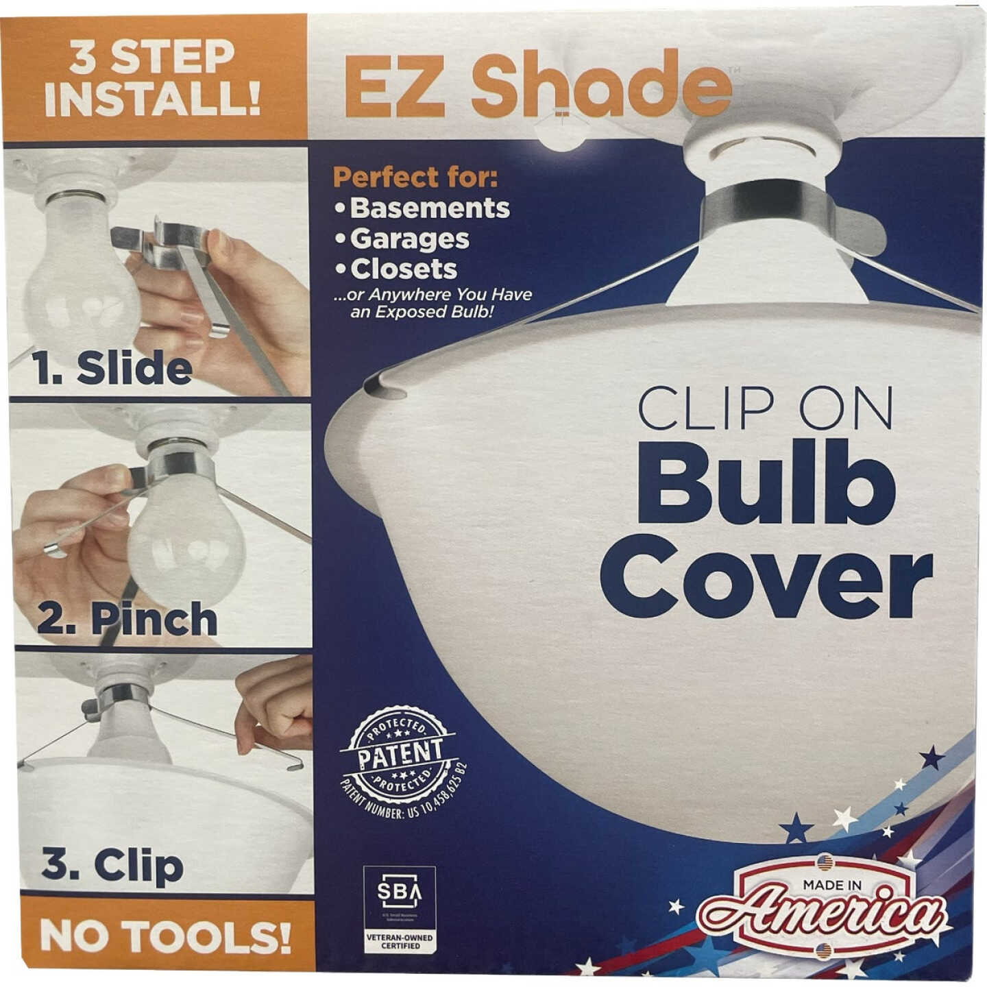 EZ Shade Matte White Clip On Light Bulb Cover Image 6