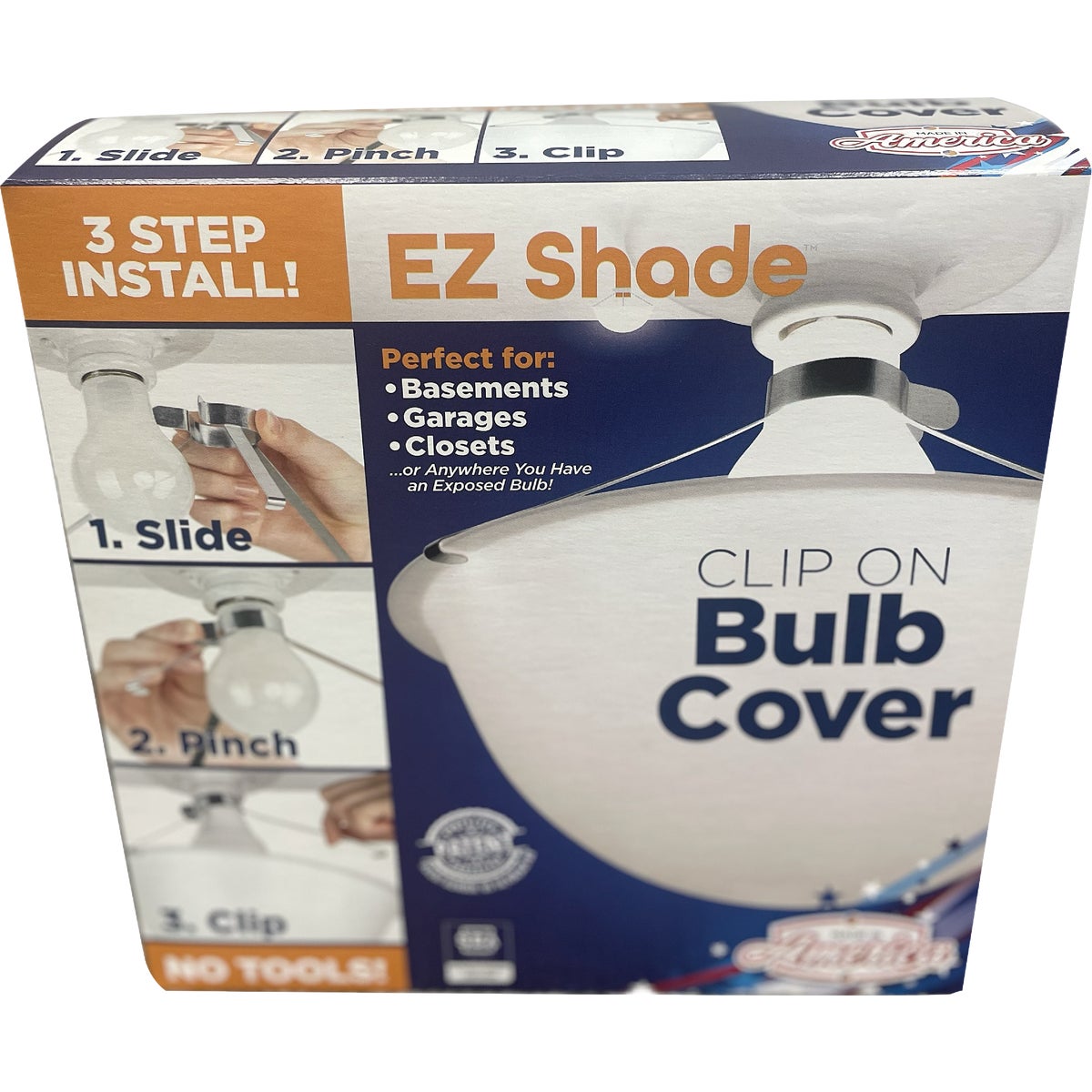 EZ Shade Matte White Clip On Light Bulb Cover Image 7