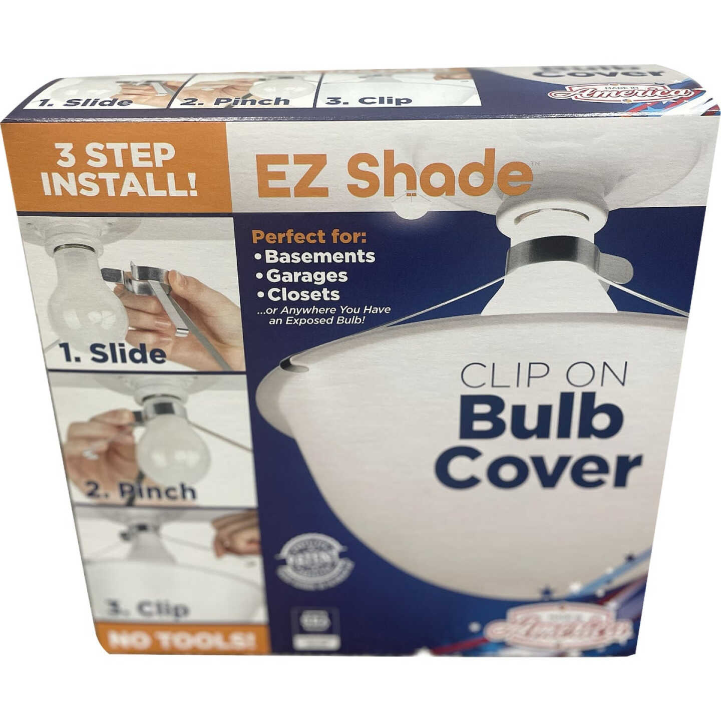 EZ Shade Matte White Clip On Light Bulb Cover Image 7