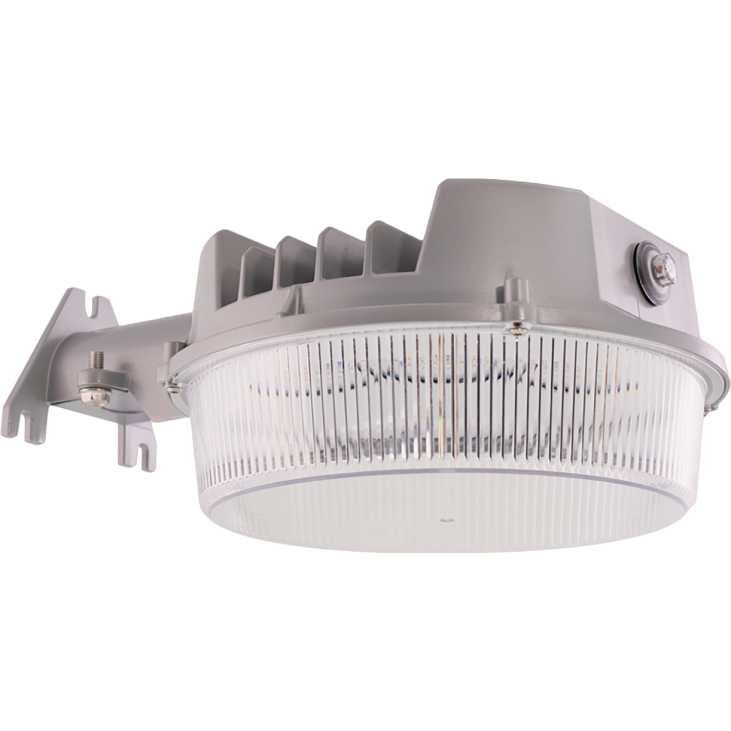 Halo Gray Dusk To Dawn LED Basic Outdoor Area Light Fixture, 4000 Lm. Image 1