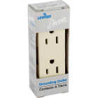 Leviton Decora 15A Ivory Residential Grade 5-15R Duplex Outlet Image 2