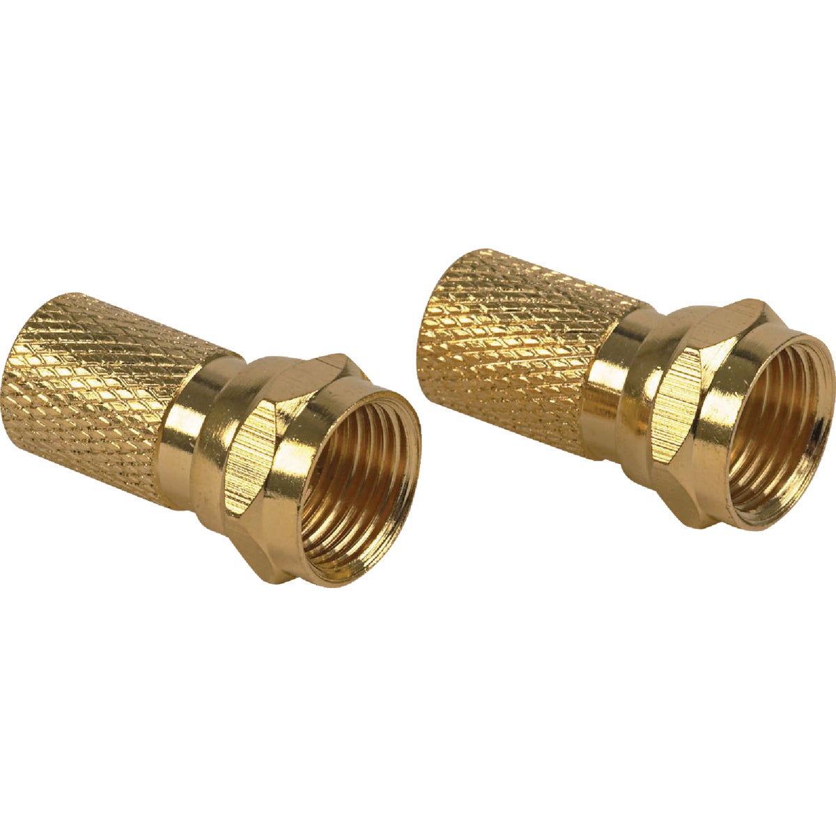 RCA RG6 Twist-On Coaxial F-Connector (10-Pack) Image 3