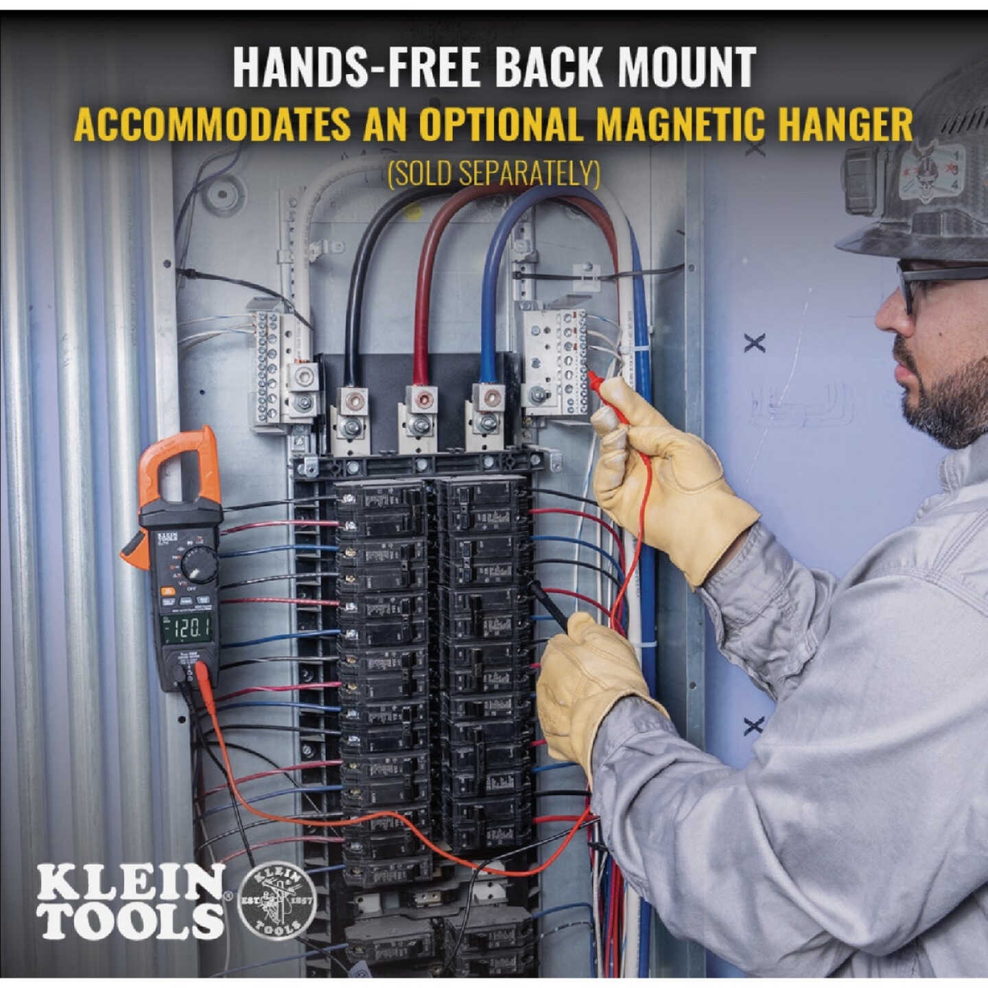 Klein 600A AC/DC Auto-Ranging Digital Pro Clamp Meter Image 2