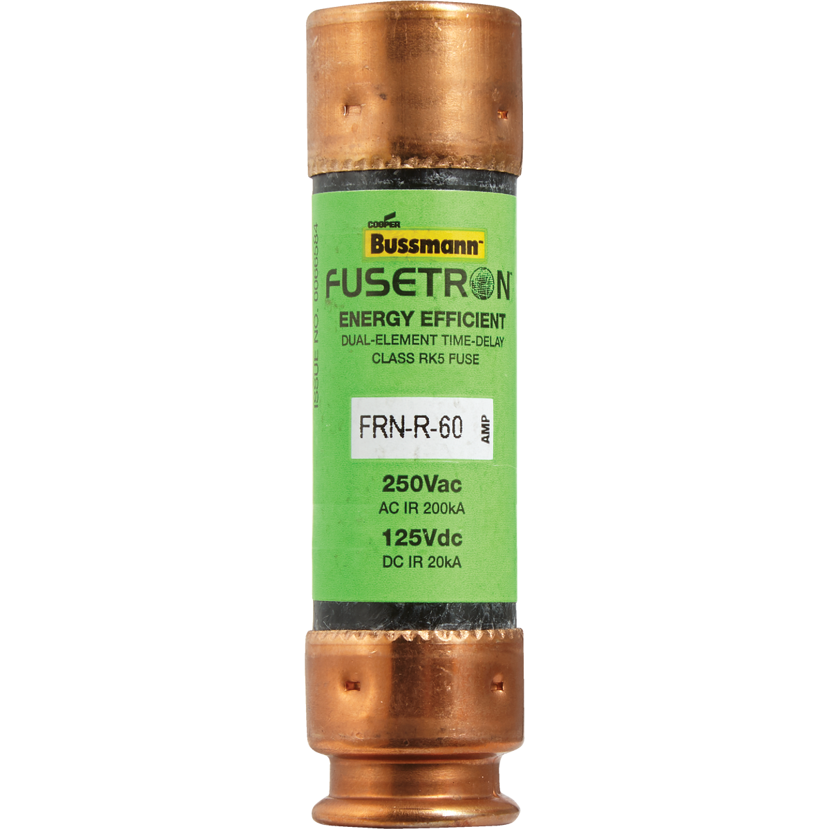 Bussmann 60A FRN-R Cartridge Heavy-Duty Time Delay Cartridge Fuse