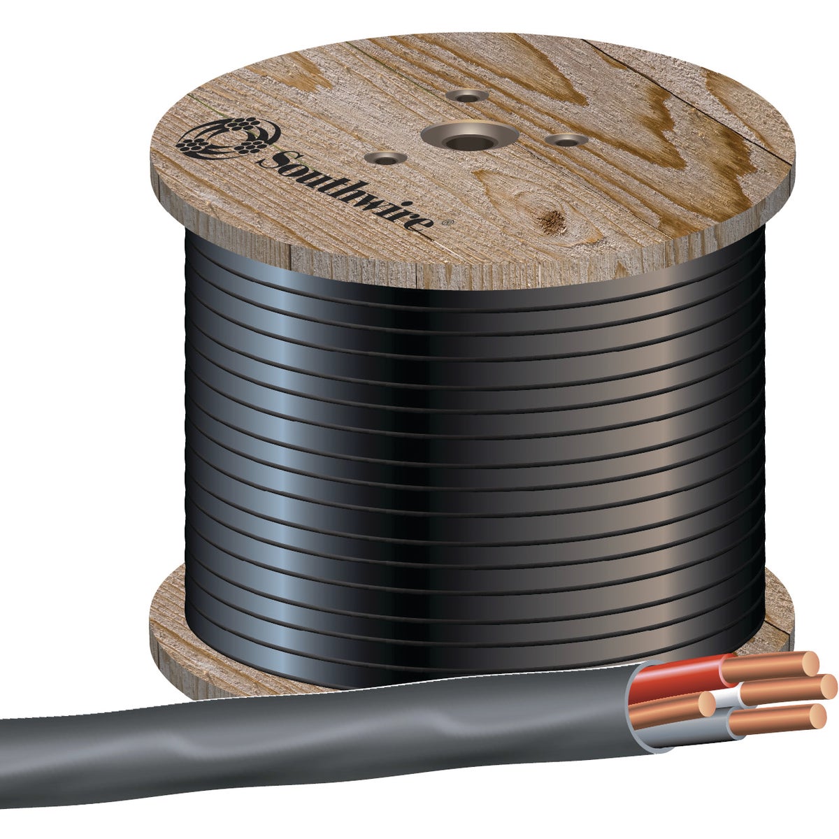 Romex 500 Ft. 8/3 Stranded Black NMW/G Electrical Wire