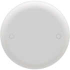 Carlon 4 In. Blank White Round Ceiling Box Cover Image 1