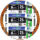 Southwire 25 Ft. 6AWG Solid Bare Ground Electrical Wire Image 1