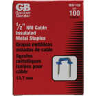 Gardner Bender 1/2 In. Steel Cable Staple (100-Count) Image 1