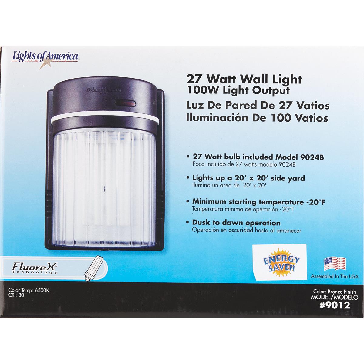 BRN FLUOR OUTDR FIXTURE Image 1