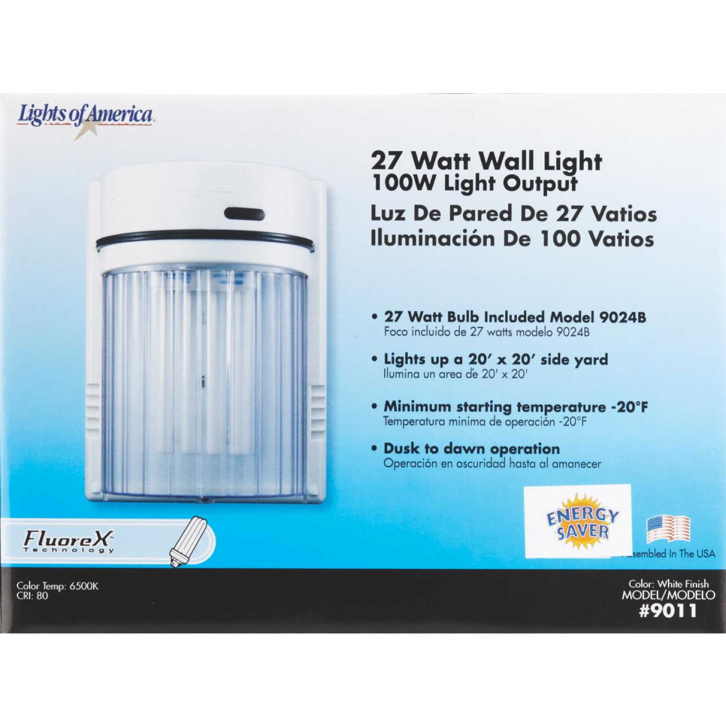 WHT FLUOR OUTDR FIXTURE Image 2