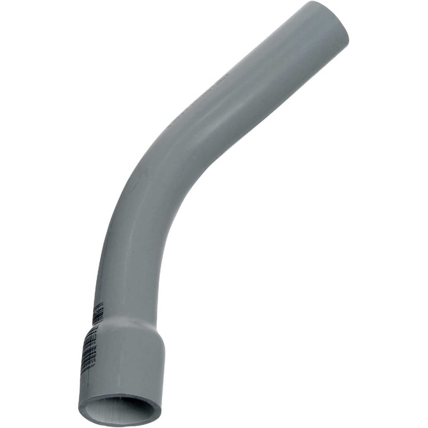 Carlon 2 In. Schedule 40 45 Deg Standard Radius Belled End PVC Elbow Image 1