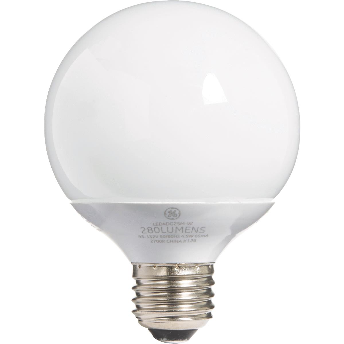 4.5W WHT G25 LED GLOBE