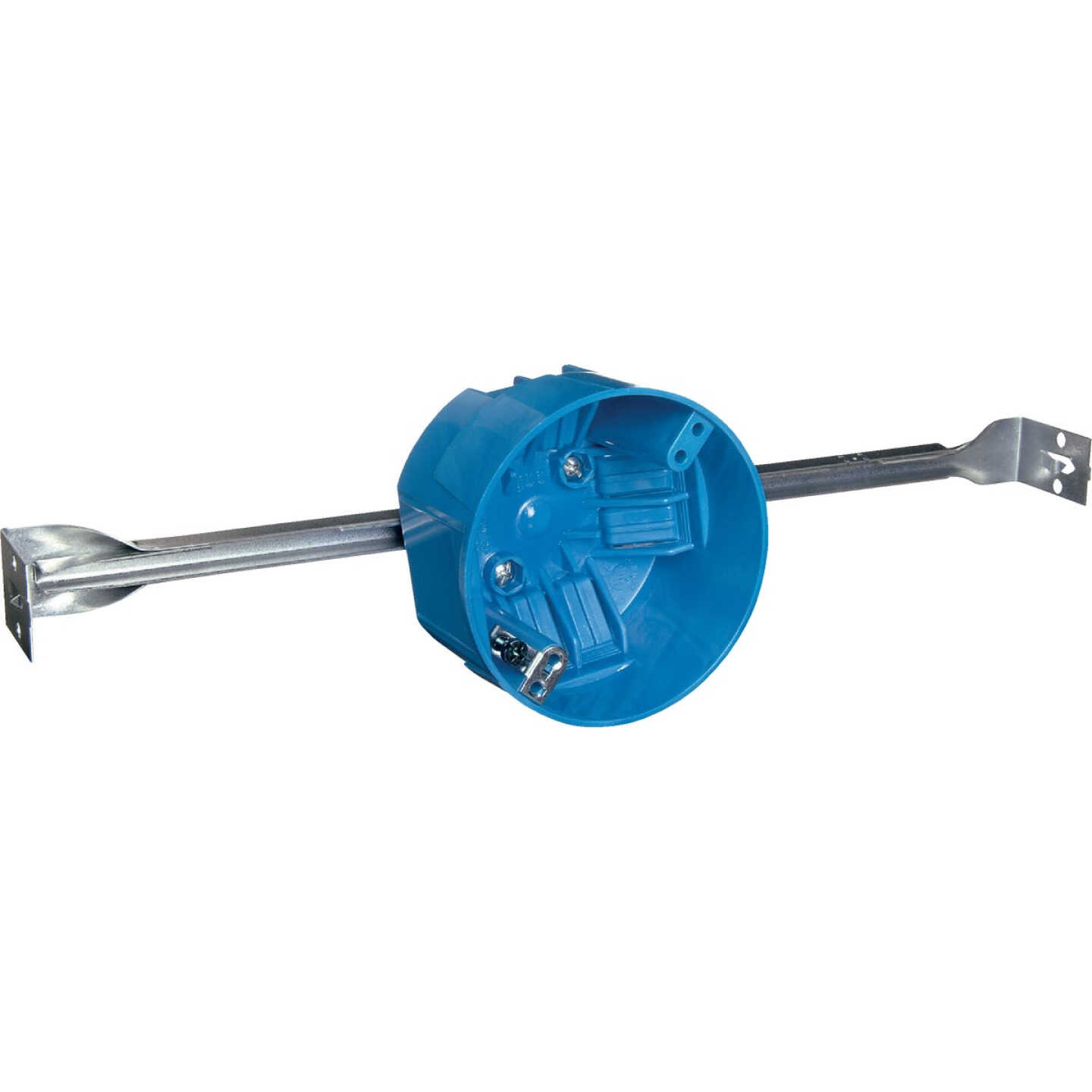 Carlon 50 Lb. Rating Adjustable PVC Molded Ceiling Box Image 1