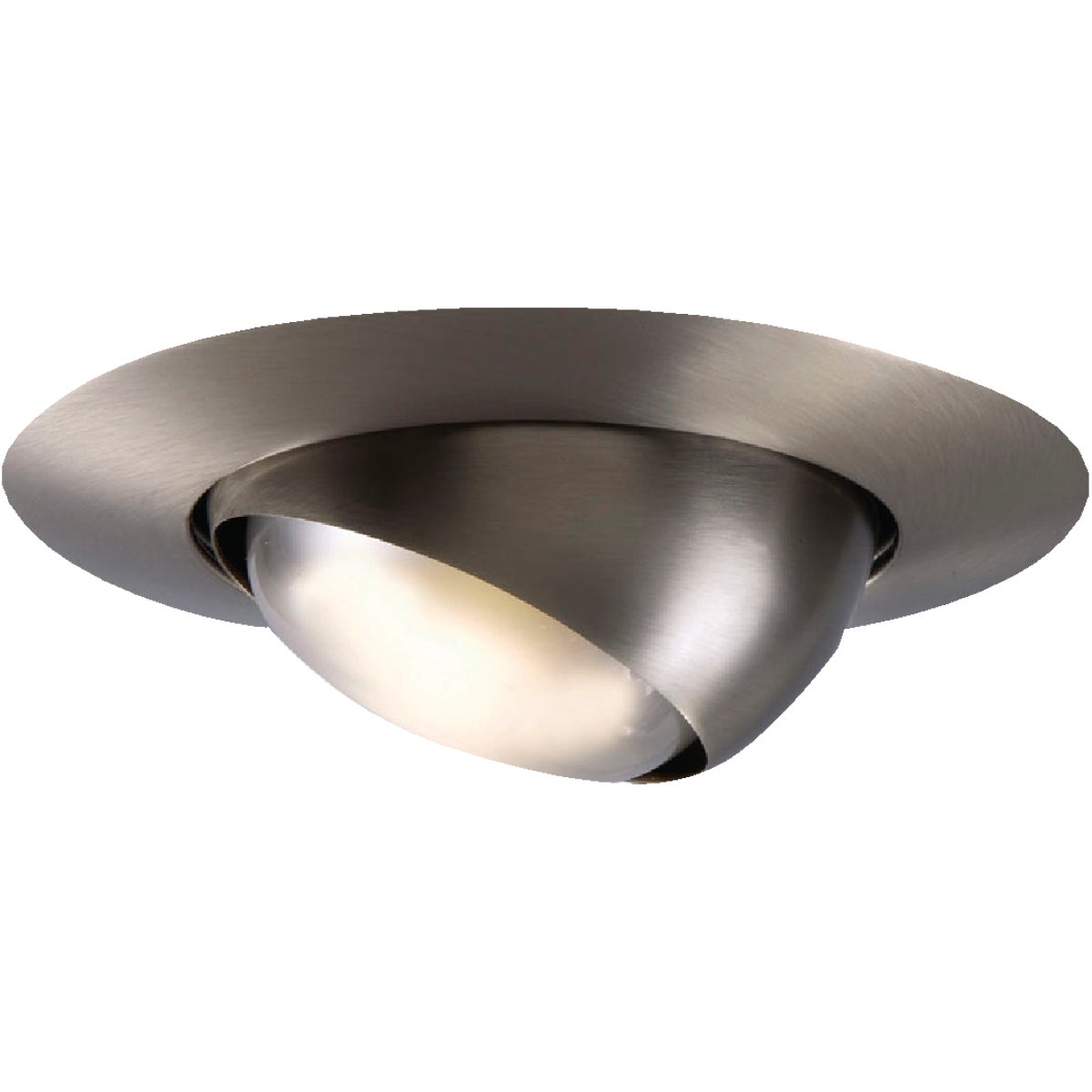 Halo 6 In. Satin Nickel Eyeball Recessed Fixture Trim