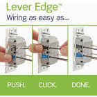 Leviton Lever Edge Self-Test 15A White Tamper-Resistant GFCI Duplex Outlet (3-Pack) Image 3