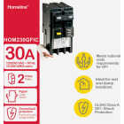 Square D Homeline 30A Double-Pole GFCI breaker Image 2