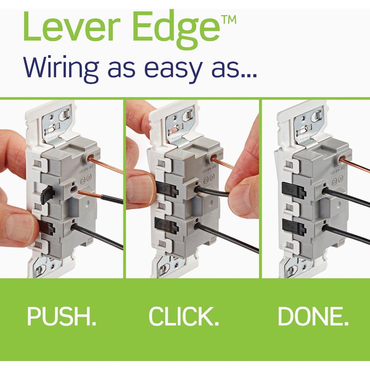 Leviton Decora Lever Edge Residential Grade 15A Rocker Single Pole Switch, White (10-Pack) Image 3