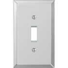 Amerelle 1-Gang Acrylic Beveled Mirror Toggle Switch Wall Plate Image 1