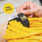 Wrap-It Storage Super-Stretch 12 In. x 2 In. Elastic Hook & Loop Cinch Straps (4-Pack) Image 4