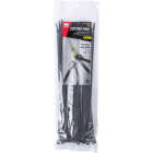 Gardner Bender Cutting Edge 11 In. x 0.169 In. Black Nylon Self-Cutting Cable Tie (50-Pack) Image 1