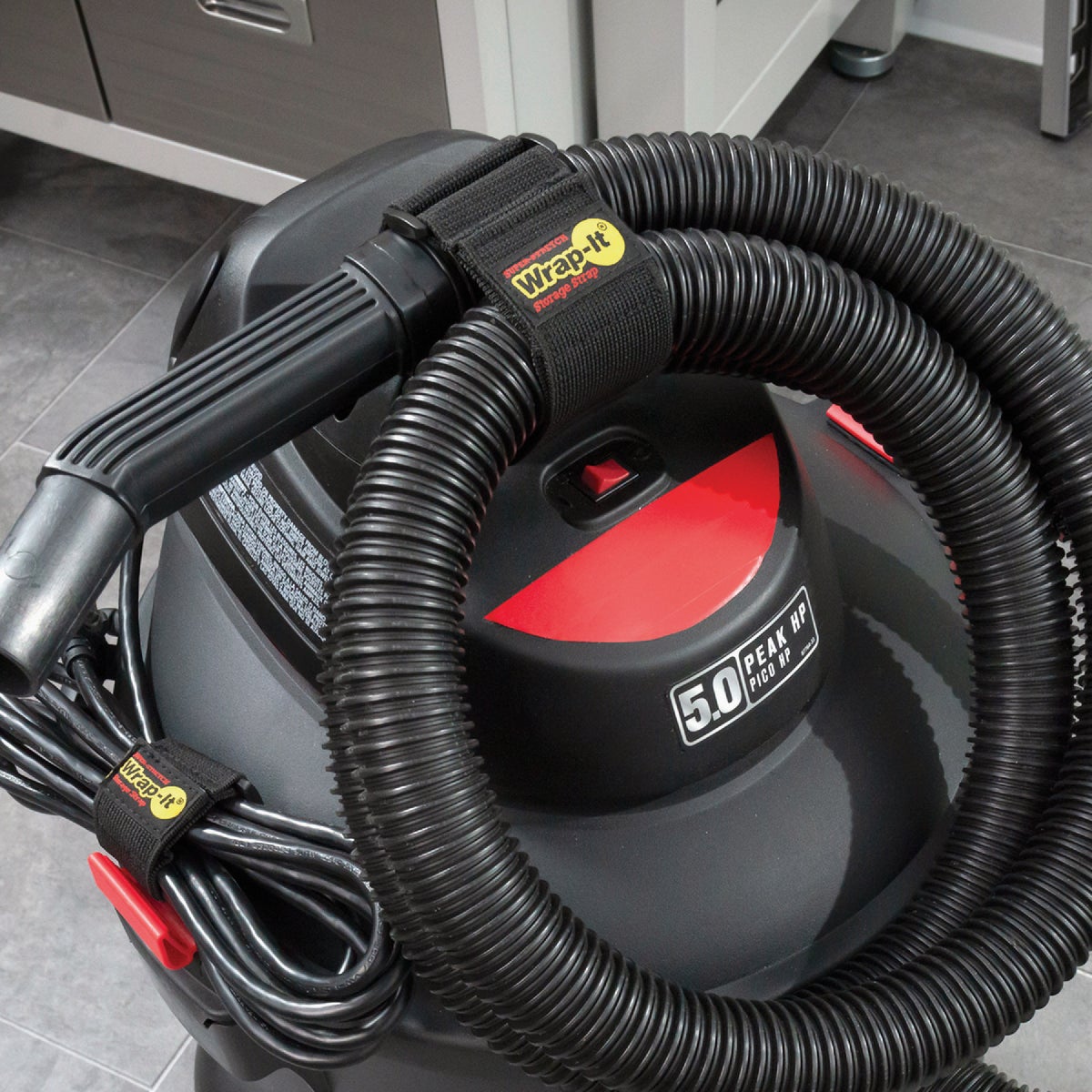 Wrap-It Storage Super-Stretch 18 In. x 2 In. Elastic Hook & Loop Cinch Straps (3-Pack) Image 4