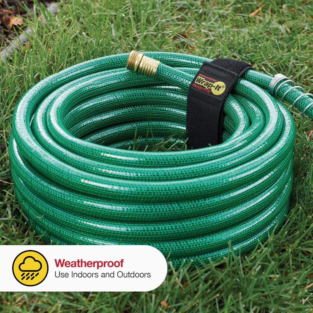 Wrap-It Storage Super-Stretch 18 In. x 2 In. Elastic Hook & Loop Cinch Straps (3-Pack) Image 2