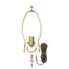 Westinghouse Push-Through Medium Base Brass Make-A-Lamp Kit Image 1