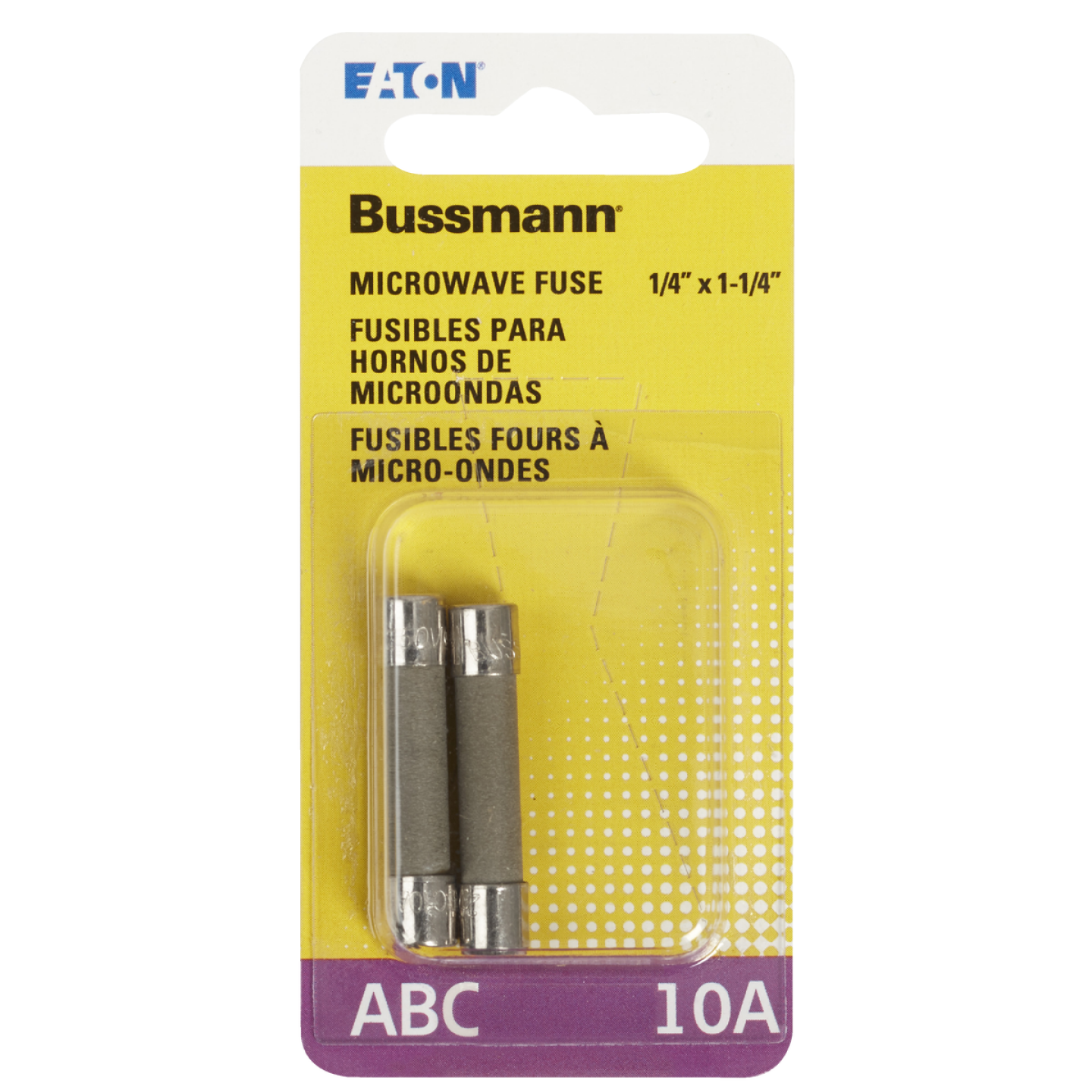 Bussmann 10A ABC Ceramic Tube Electronic Fuse (2-Pack) Image 2