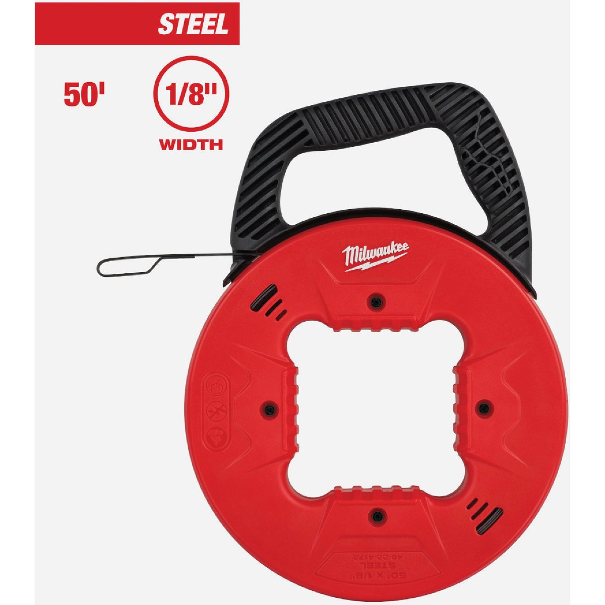 Milwaukee 1/8 In. x 50 Ft. Steel Fish Tape Image 5