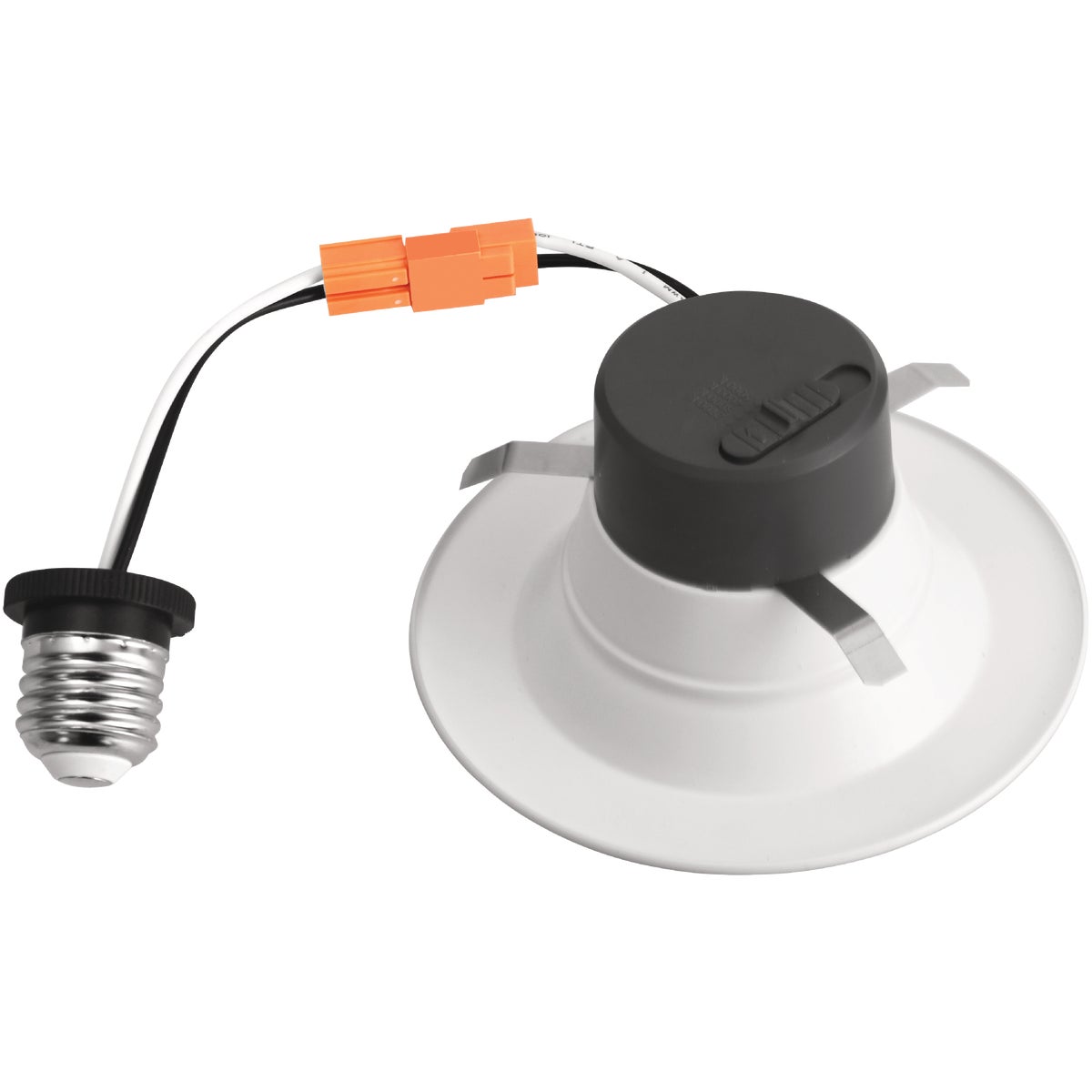 4 In. Retrofit IC Rated White LED CCT Tunable Downlight with Baffle Trim, 650 Lm. Image 3