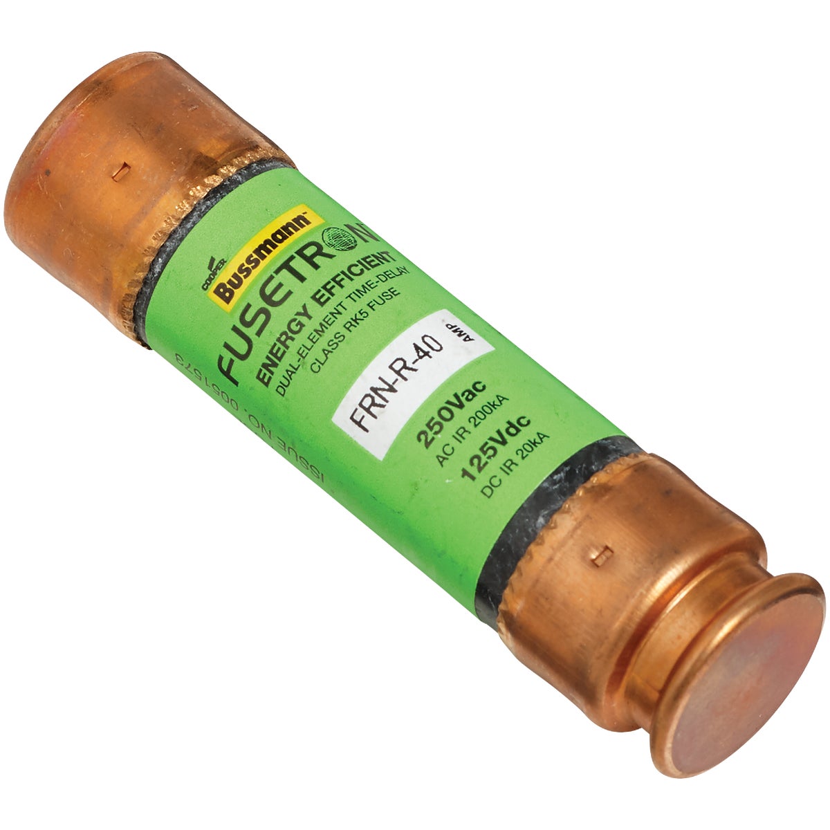 Bussmann 40A FRN-R Cartridge Heavy-Duty Time Delay Cartridge Fuse (2-Pack) Image 3