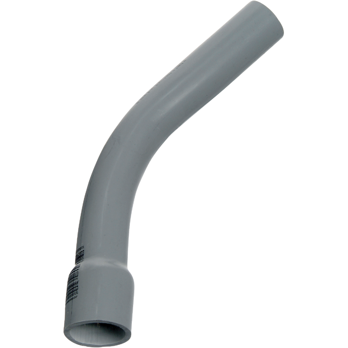 Carlon 3 In. Schedule 40 45 Deg Standard Radius Belled End PVC Elbow Image 1