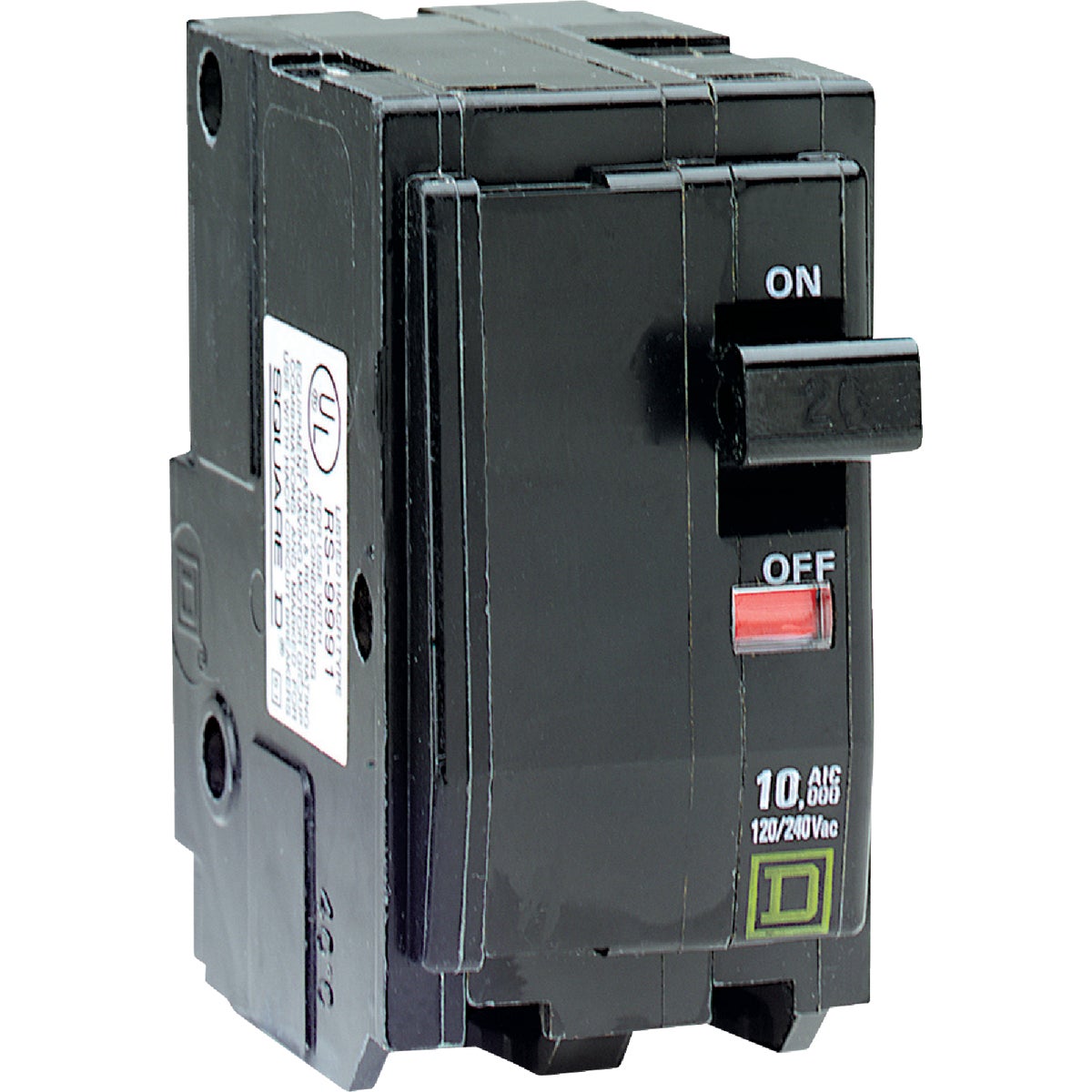 Square D QO 50A Double-Pole Standard Trip Circuit Breaker Image 1