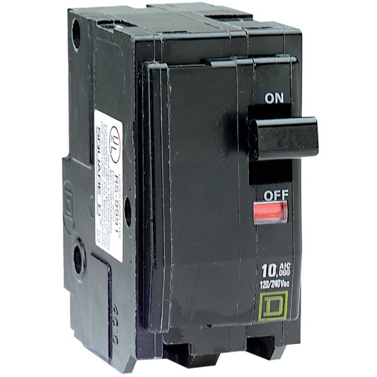 Square D QO 60A Double-Pole Standard Trip Circuit Breaker Image 1