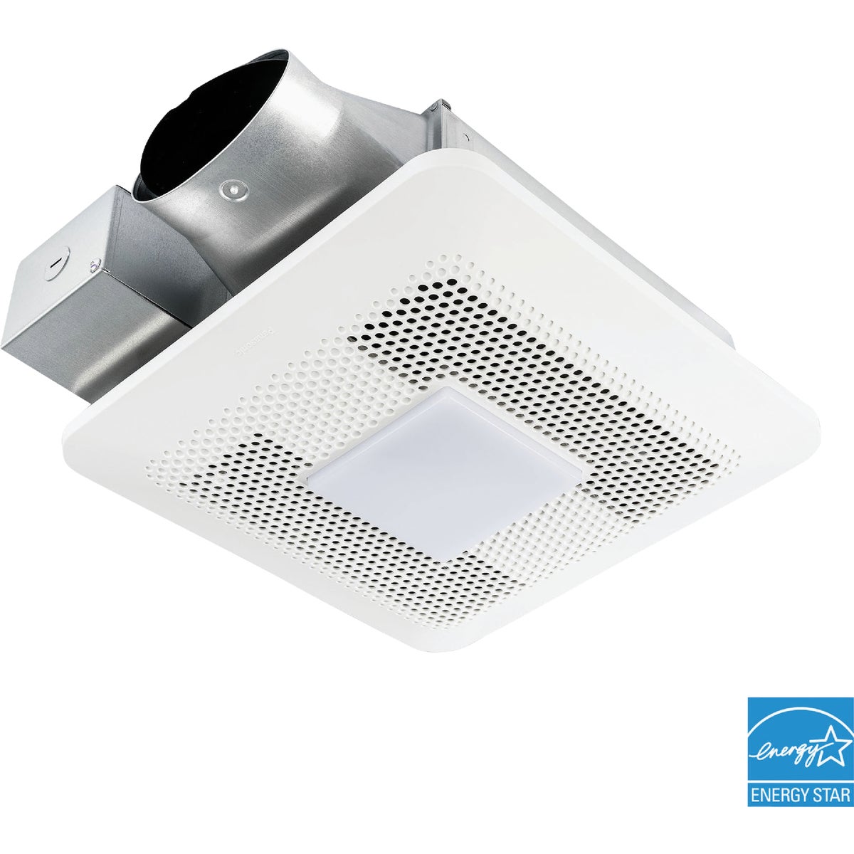 Panasonic Whisper Thin 80/100 CFM 0.5/0.9 Sones 120V Auto Bath Exhaust Fan with LED Light