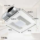 Panasonic Whisper Thin 80/100 CFM 0.5/0.9 Sones 120V Auto Bath Exhaust Fan with LED Light Image 2