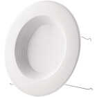 5 In./6 In. Retrofit IC Rated White LED CCT Tunable Downlight with Baffle Trim, 1100 Lm. Image 6