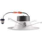 5 In./6 In. Retrofit IC Rated White LED CCT Tunable Downlight with Baffle Trim, 1100 Lm. Image 3